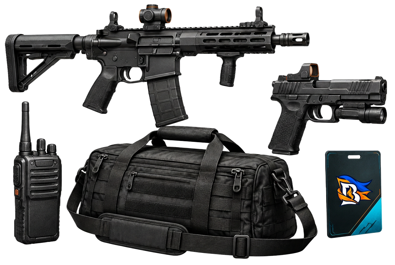 Equipamentos ficcionais do Submundo Blazze